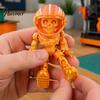 Уникальный настольный аксессуар, 3D-печатная фигурка черепа-астронавта, шарнирная фигурка скелета-космонавта, модное украшение приборной панели автомобиля, Хэллоуин
