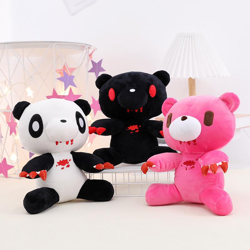 Плюшевая игрушка Gloomy Bear 25 см Кровожадный Розовый Медведь Мягкая игрушка Милый Плюшевый Мишка Подушка-игрушка для детей Подарок на День Рождения Рождество