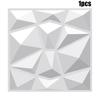 3D White Decor Interior Wall Panels Foam Wallpaper Covering Plastic Cladding Tiles PVC  Moisture Interior PanelsTV Background