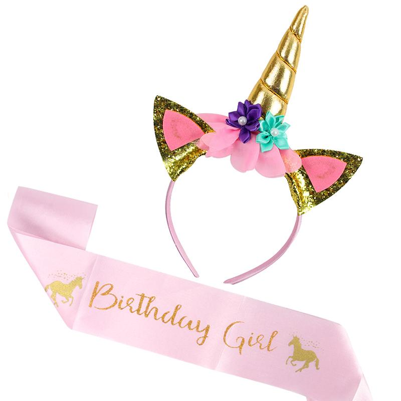 WEIGAO Unicorn Decoration Birthday Party Decor Kids Unicorn Disposable Tableware Set Baby Shower Girl Birthday Party Supplies