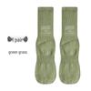 Women's Mid-Calf Non-Slip Yoga Socks for Indoor Skipping & Pilates - Spring/Autumn