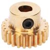 430100060024 24 Teeth Sprocket Brass 6mm DBore MOD 0.8 Gear Industrial Robot Spare Parts
