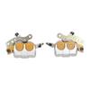 2pcs Brake Caliper Left Right Fit for Kawasaki Bayou 300 400 KLF300 KLF 300 400   Brute Force 650 750