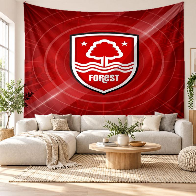 Nottingham Forest Wall Tapestry, Soft Fabric Wall Hanging, Decorative Backdrop For Bedroom Home Wall Art