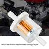 10pcs 1 4inch Plastic Inline Mini Small Engine Fuel Gas Filters for Lawnmower Motorcycle