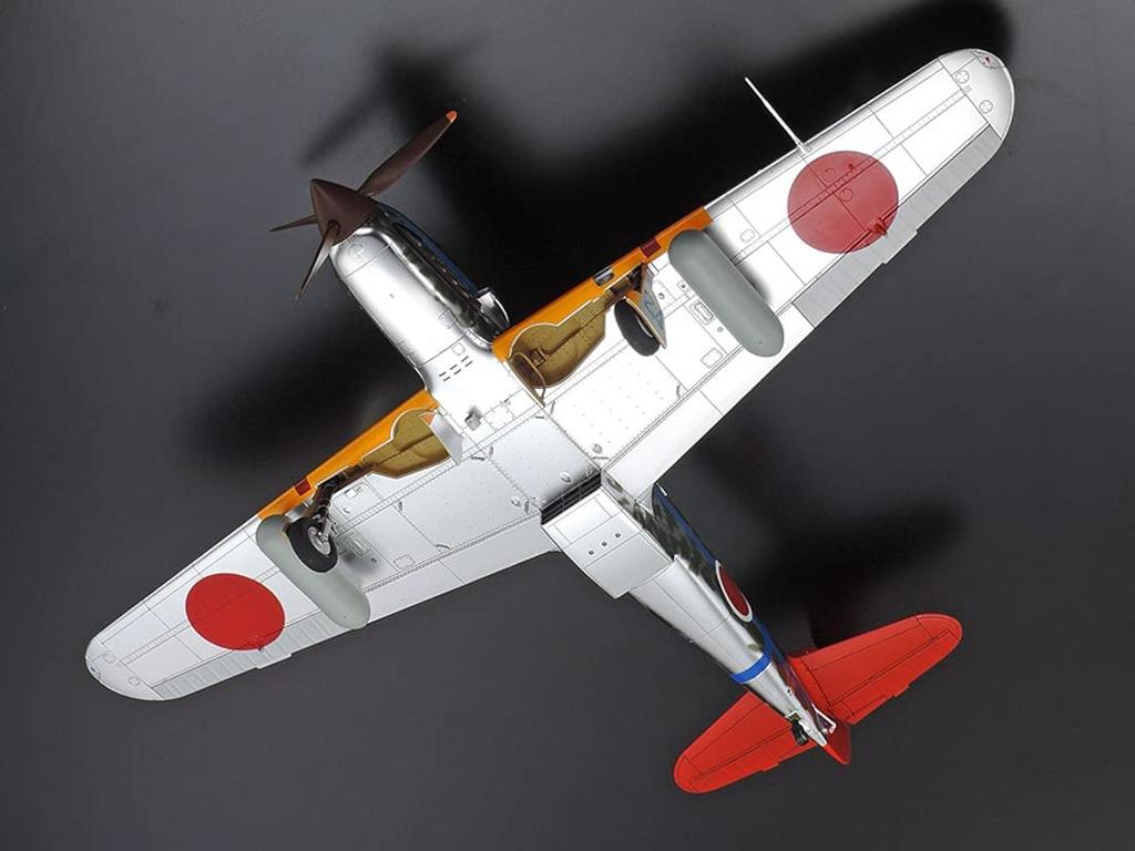 Tamiya Scale Special Project Product Kawasaki Type 3 Fighter Hien I Type Ding Silver Plated Specification with Camouflage Decal Plastic Model 25424