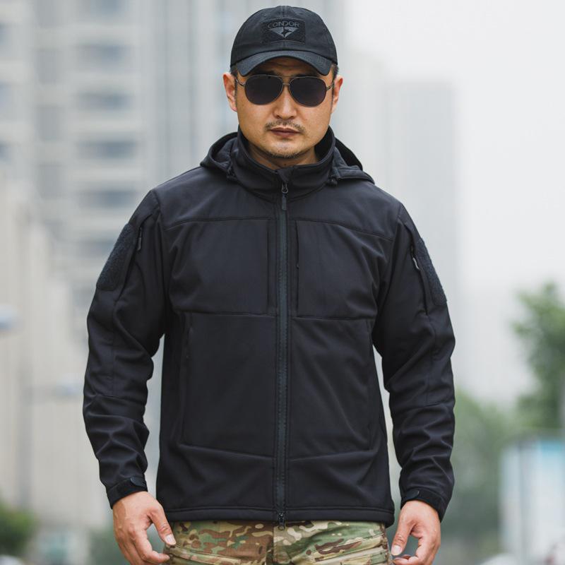Pave Hawk Lurker Tactical Soft Shell Jacket - Outdoor Cold Weather Style PLY_76