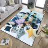 Kpop Stray  Office Rug Chair Mat, Game Carpet, Suitable for Front Door, Bedroom, Living Room, Desk, Holiday Gift
