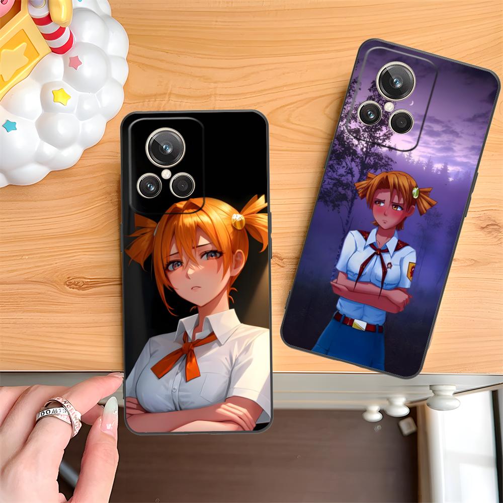 Вечное Лето Алиса Матовый Чехол для Мобильного Телефона для Realme GT 8 Neo Pro C75 73 71 C67 65 C55 53 C35 31 C20 15 Цветной Чехол