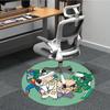 1PC Crayon Shin-chan Office Round Area Rug, Indoor Mat Suitable For Office, Under Office Chairs Bedroom Living Room Home Decor DT1212020