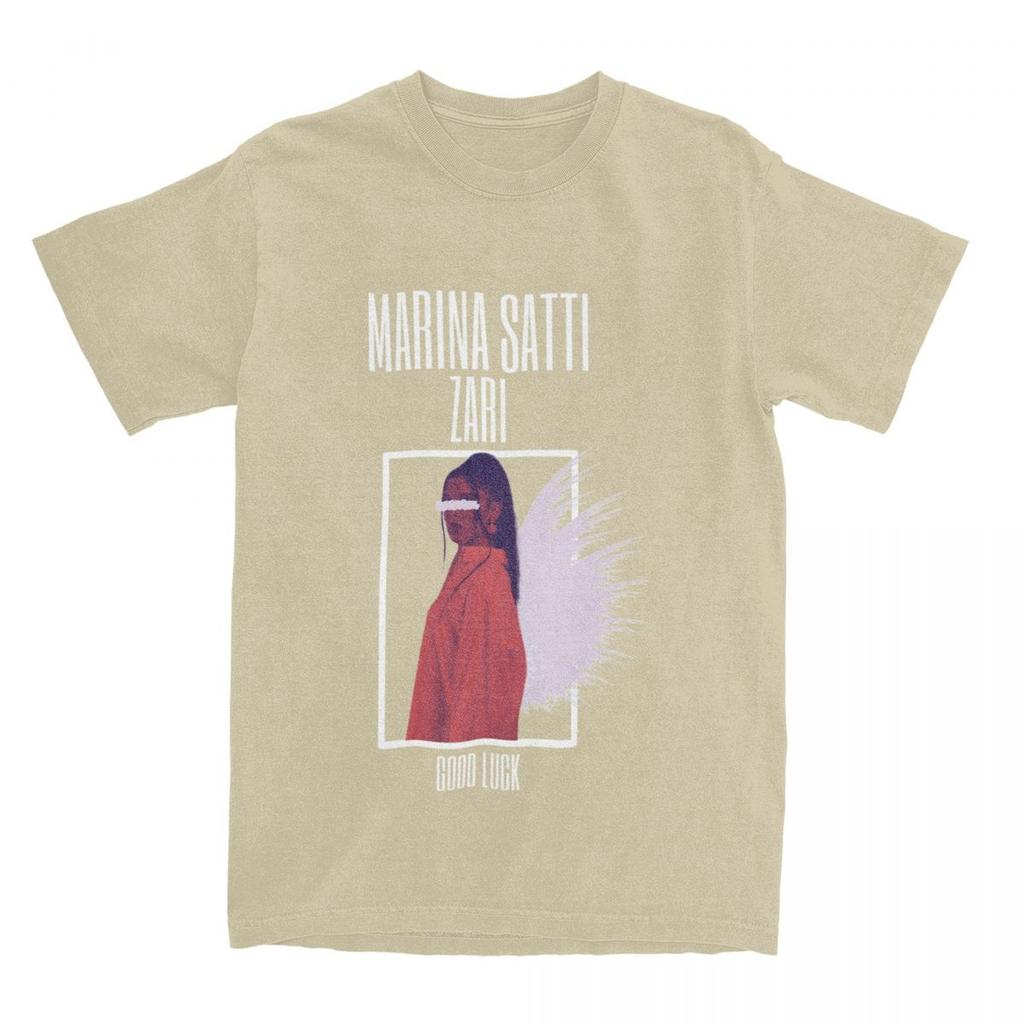 Summer Men Women's Greece Marina Satti Zari T Shirts Accessories Eurovision Song Contest Cotton T-shirt Clothes