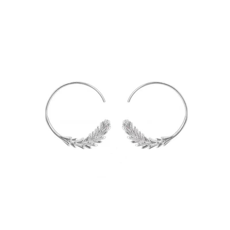 Элегантные лесные серьги-крючки с колосьями пшеницы: Уникальные, Модные, Универсальные серьги для женщин