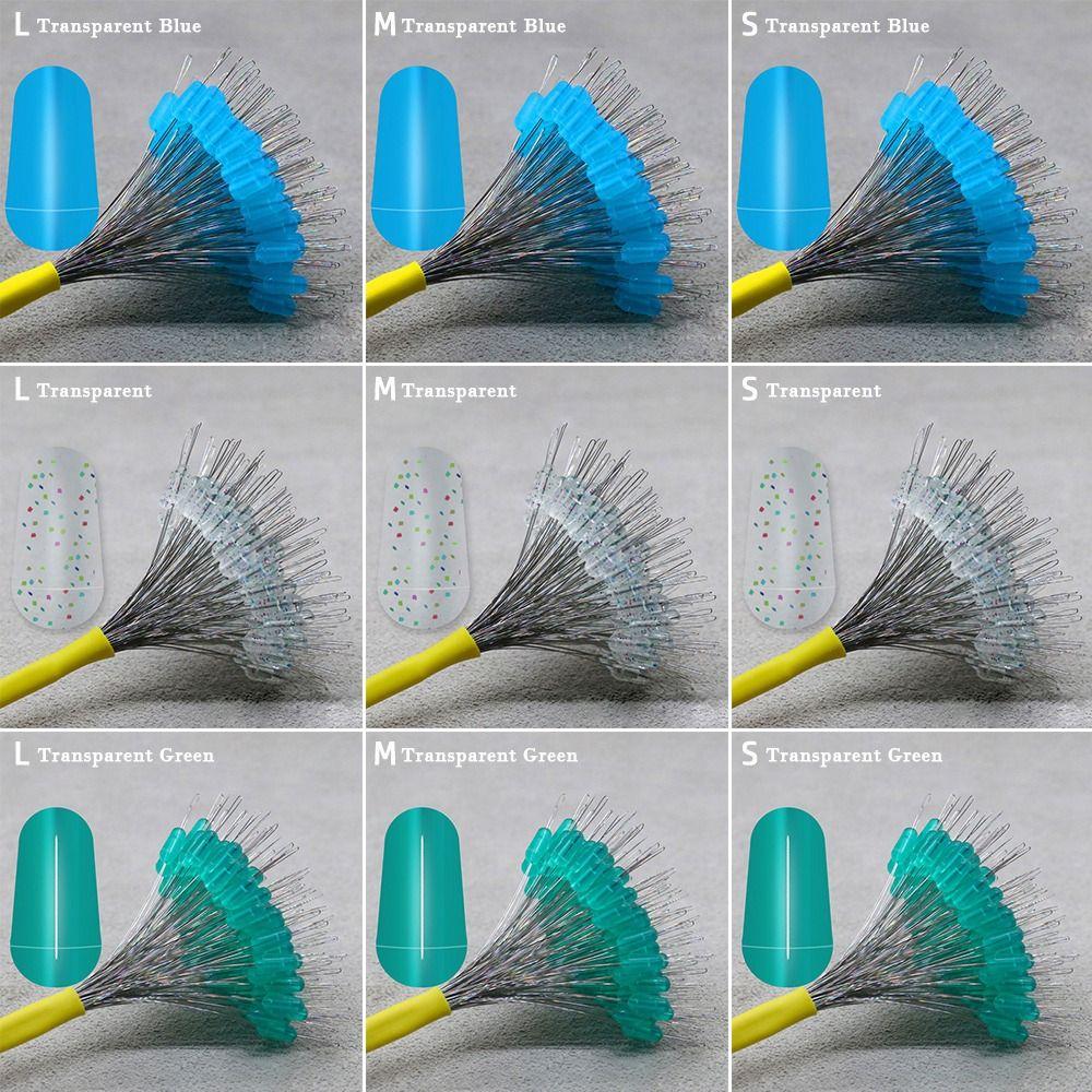 600pcs 100 Groups Fishing Supply Rubber Bean Float Space Beans Lakes Rivers Sea