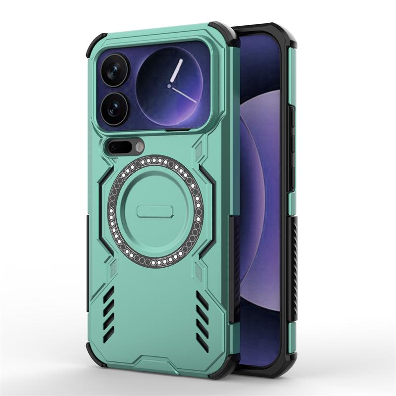 Для чехла Xiaomi 17 Pro Max Для Xiaomi 17 Pro Max Броня Магнитная адсорбция Беспроводная зарядка Задняя крышка Для чехла Xiaomi 17 Pro Max