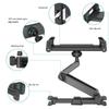 Universal Car Headrest Tablet & Phone Holder: Retractable, Foldable, Rear-Seat Mount