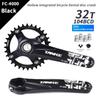 TANKE Crankset 170MM Bicycle Chainring Hollow Integrated Crankset 104 BCD Narrow Wide Bike MTB Crown  Square Hole Sprocket Crank