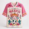 Ghana No.57 Colorblock T-Shirt Y2K Retro V-Neck Uniforms Football Tshirt Summer Streetwear Women Men's Clothing For Soccer Fans