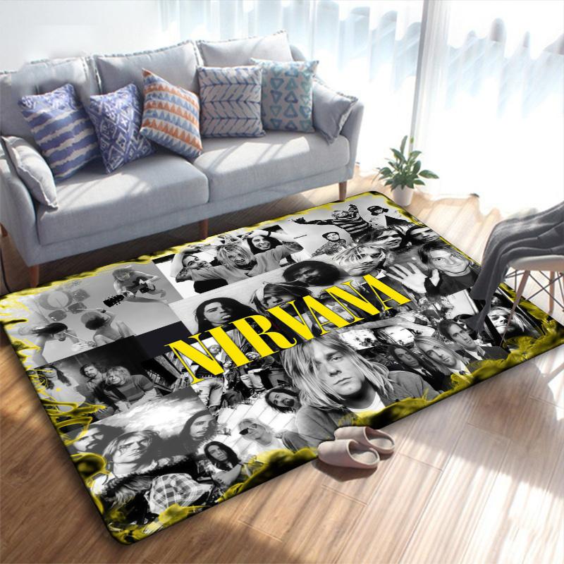 Nirvana Carpet Rug for Living Room Bedroom Home Sofa Decoration,Kids play Non-slip Floor Mat