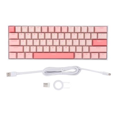 60% Механическая игровая клавиатура 61 клавиша Беспроводная 2.4G Bluetooth 3.0 5.0 Type C Проводная RGB клавиатура