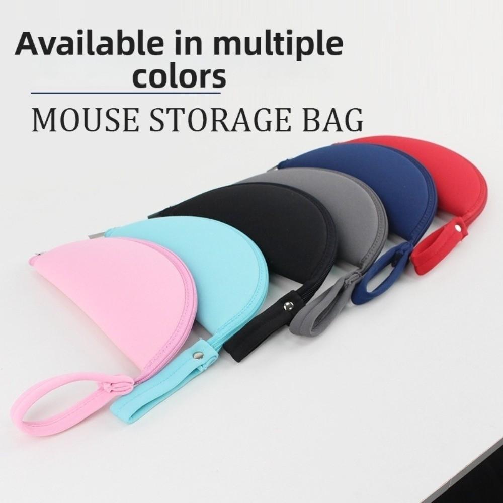 Zipper Closure Mouse Storage Pouch Convertible Mouse Pad Mouse Pad Pouch Laptop Accessories