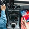 Автомобильный Bluetooth 5.0 FM-передатчик MP3-модулятор плеер Handsfree аудиоресивер 3.1A Bluetooth автомобильное зарядное устройство с 3 кабелями для iPhone Huawei Xiaomi