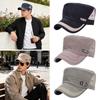 Casual Fishing Hat Anti-UV Sun Hat Fashion Flat Top Hat  Spring Summer
