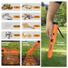 Handheld Metal Detector Pinpointer with Precise Positioning - Orange, Green, Black for Security Inspections