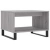 Coffee Table Gray Sonoma 60 x 50 x 40 cm Particleboard
