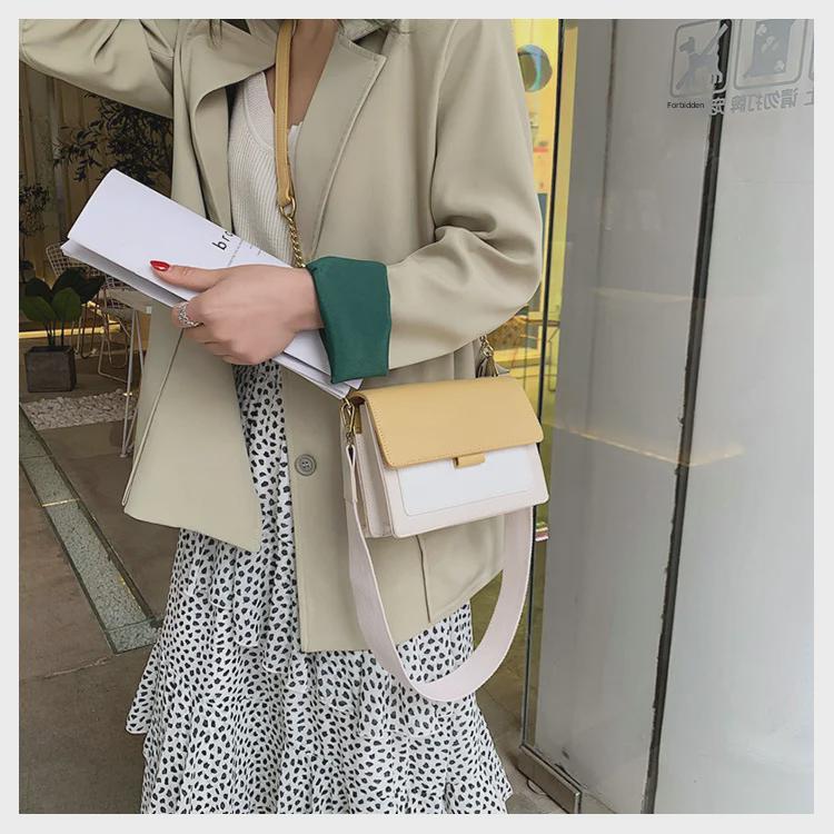 Женская модная фактурная сумка 2020 года: Универсальная сумка-мессенджер и сумка через плечо, небольшой квадратный дизайн