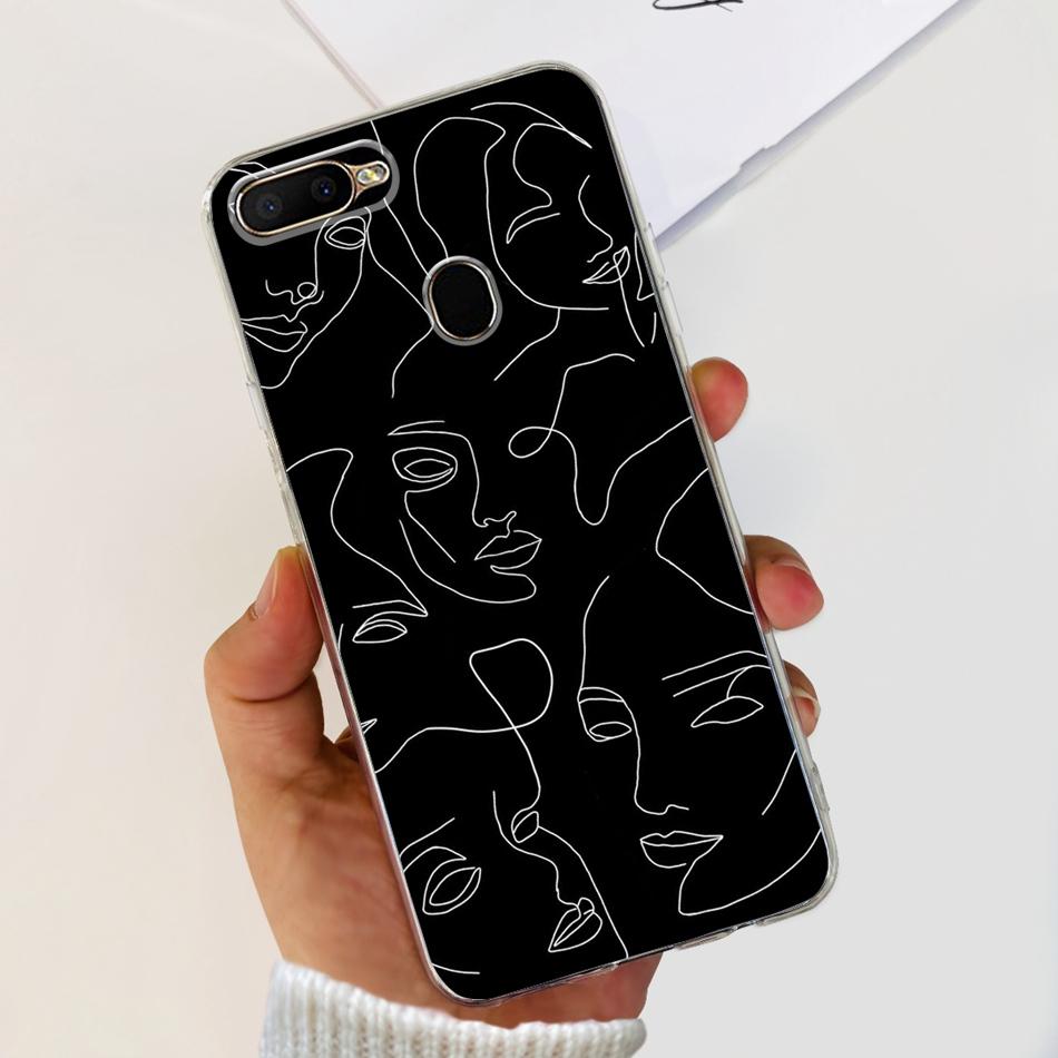 For OPPO A5S Case Cute Pattern Soft Silicone TPU Cover Cases For Oppo A5Ss AX5s A 5S CPH1909 CPH1920 CPH1912 Phone Shell Bumper