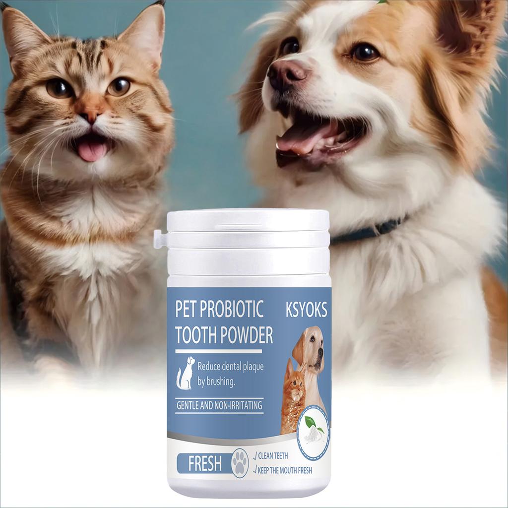 Зубной порошок для домашних животных может мягко очищать зубной налет у собак и кошек без раздражения.