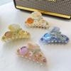 Acetate Flower Hair Claw Cherry Shark Clip Cute Rhinestone Hair Clip  Daily