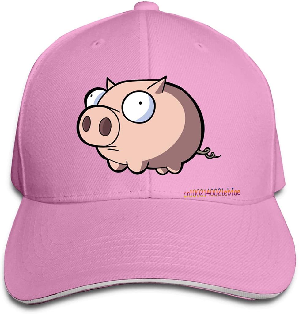 Бейсбольная кепка с милой свиньей, кепка-сэндвич, солнцезащитные шляпы, винтажные регулируемые моющиеся кепки унисекс для дальнобойщиков