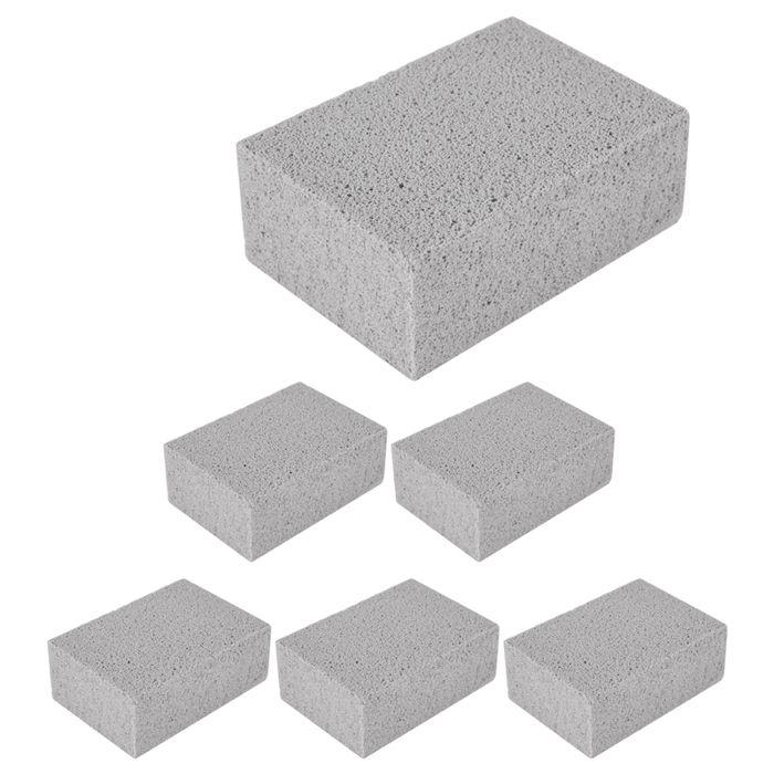 Pierre de nettoyage pour barbecue - SODIAL - Pack 6 - Pierre ponce 10x7x4 cm - Écologique - Sans poils