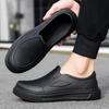 Men's Chef Shoes Anti Slip Oil Resistant Dirt Resistant Work Shoes Thick Soled Rain Shoes Breath Clogs