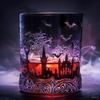 Halloween Whiskey Bottle Gothic Magic Potion Style Glass Whiskey Decanter Bottle for Collectors