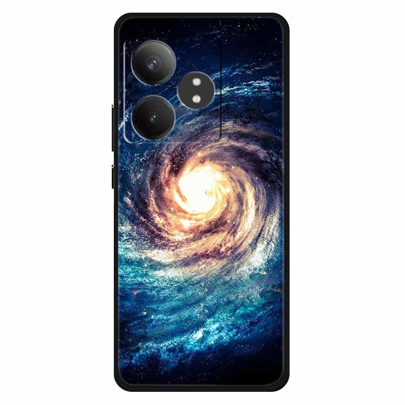 Чехол Для Realme GT 6T / GT 6 Чехлы Силиконовый Планета Расписной ТПУ Мягкая Задняя Крышка Телефона Для RMX3853 Защитный Чехол RMX3851 GT 6
