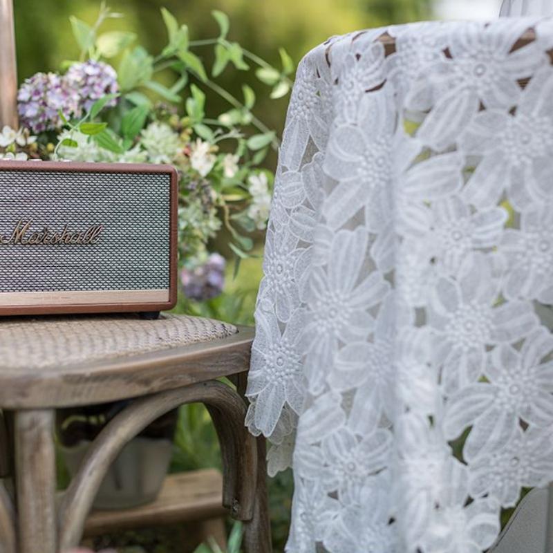 Скатерть на журнальный столик Скатерть Кружево Интернет-знаменитость Гостиная Бытовая Маленький круглый столик Скатерть Скандинавский стиль Ажурная Скатерть для обеденного стола Ткань Круглая