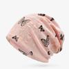 Korean Style Butterfly Print Beanies Thin Knitted Hat Fashion Pullover Hat  Autumn
