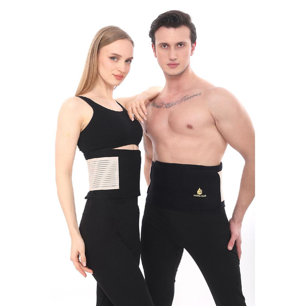 Унисекс термопоясной корсет, 100% оригинальный пояс для сжигания жира в сауне, эффективный на талии и животе