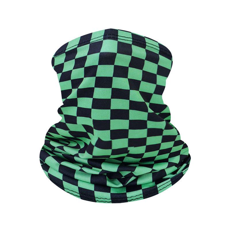 Summer Ice Silk Sunscreen Neck Gaiter: Breathable, Quick-Drying, Multifunctional Headscarf and Cycling Face Mask for Sun Protection