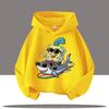 Autumn Winter SpongeBob SquarePants Printed Hoodies Casual Warm Sports Long Sleeved Children's Boy and Girl Kids Unisex Hooded Sweatshirts