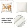 Cute Animal Print Throw Pillows For Home Decor Polyester pillowcase, sofa decorative cushion cov Headboard Pillow