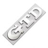 3D Metal Letters Car Rear Trunk Badge GTD Logo Emblem 7 6 5 4 GTD Sticker MK2 MK4 MK5 MK6 MK7 Accessories