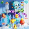 Baby Bath Toys with Strong Suction Cups Tubes Spinner Squirt Water Game Set Toddlers Kids Shower Pool for 3 Years Children Gifts