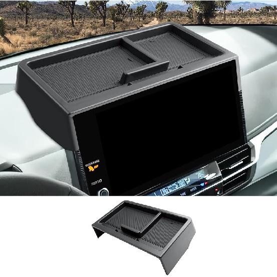 CDEFG Органайзер-лоток для центральной консоли, совместимый с -2024 2025 Toyota Sienna, Противоскользящая подкладка для хранения в подлокотнике, Нескользящий коврик на крышку подлокотника, Барьер для мобильного телефона