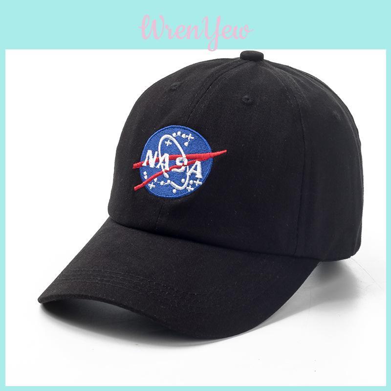 Premium Quality Cotton Nasa Letter Embroidered Baseball Cap Adjustable For Any Head Size