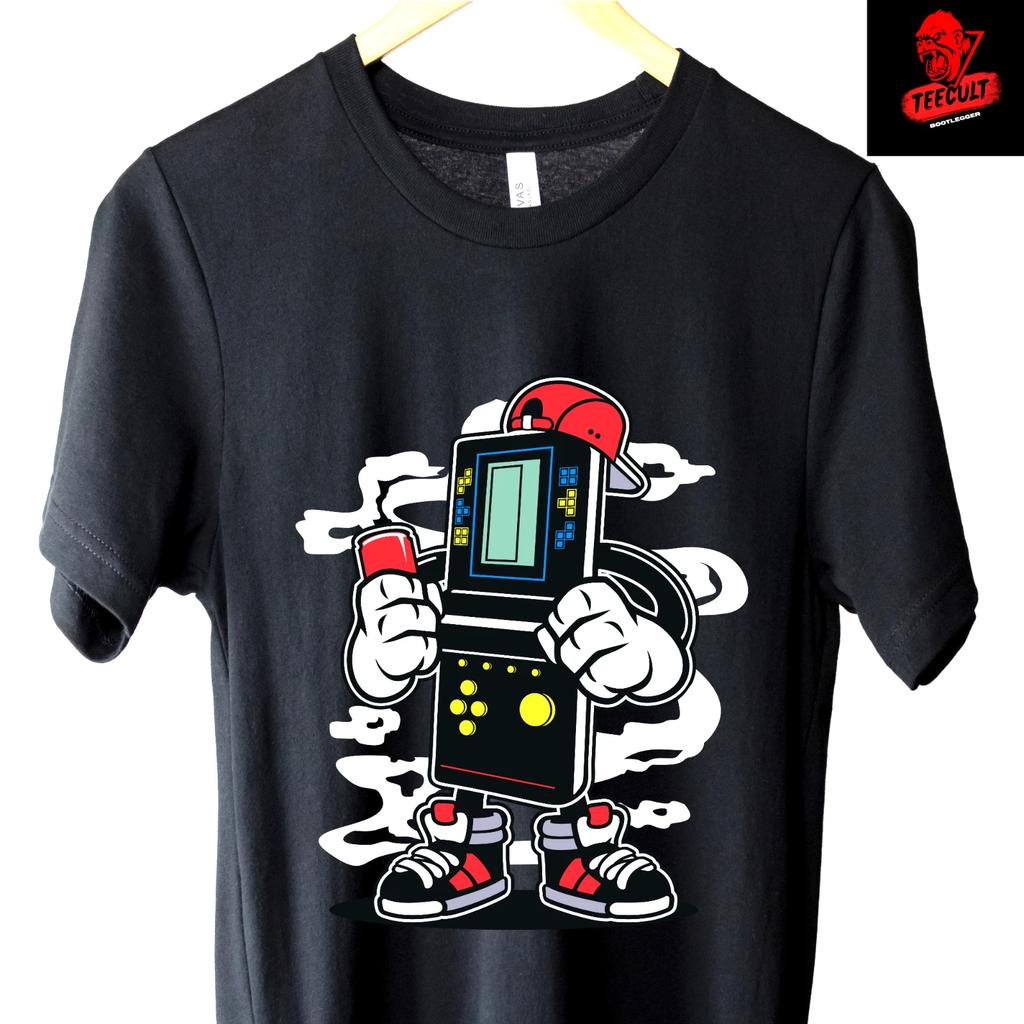 Men's and Women's T-shirts Game Boy TETRIS Retro 90s Gamer Tee | Unisex Heavy Cotton