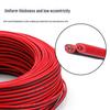 RVB Red & Black Dual-Core Copper-Clad Aluminum Wire for Household Lighting & Monitoring