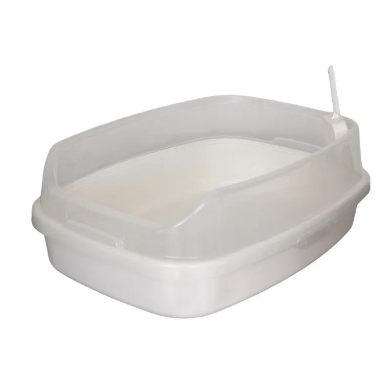 Большой открытый кошачий туалет, не допускающий брызг, туалет для кошек, товары для домашних животных